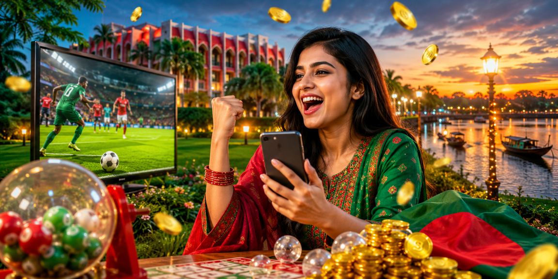 ময়মনসিংহে লটারির বিজয়ীদের উদযাপন